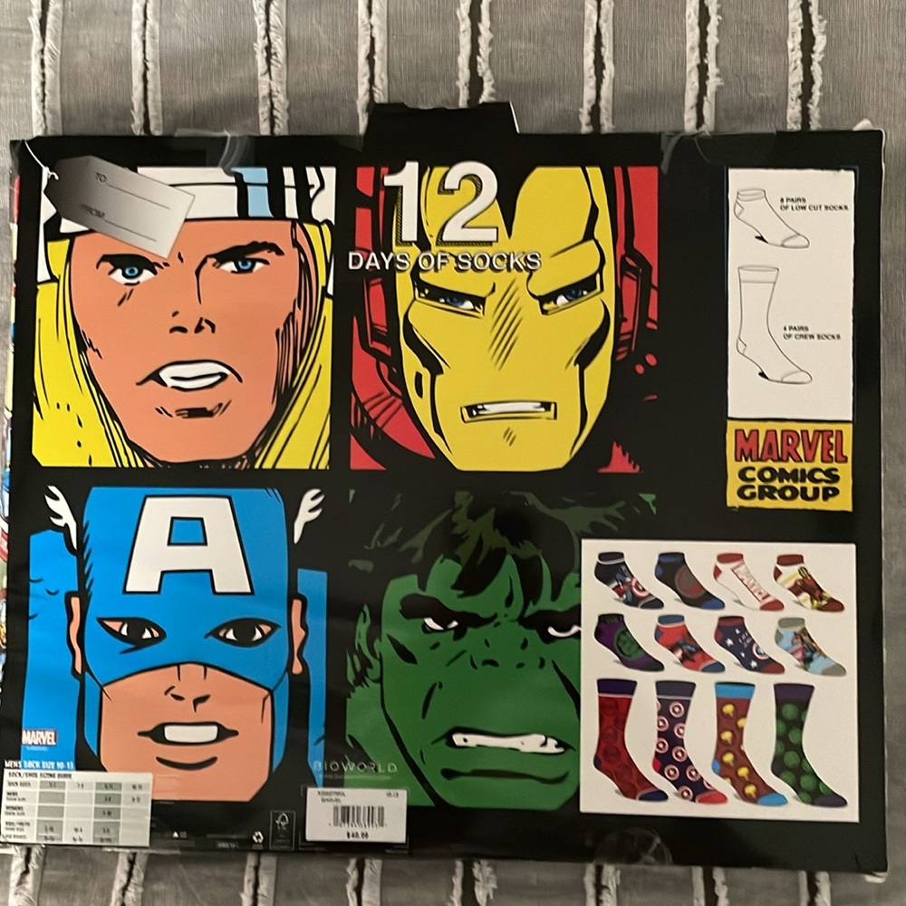 Marvel Comics Socks - Picture 3 of 7